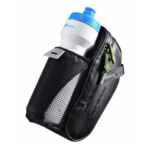 Geanta impermeabila pentru bicicleta, 24.5 x 8 x 9 cm, negru [3]