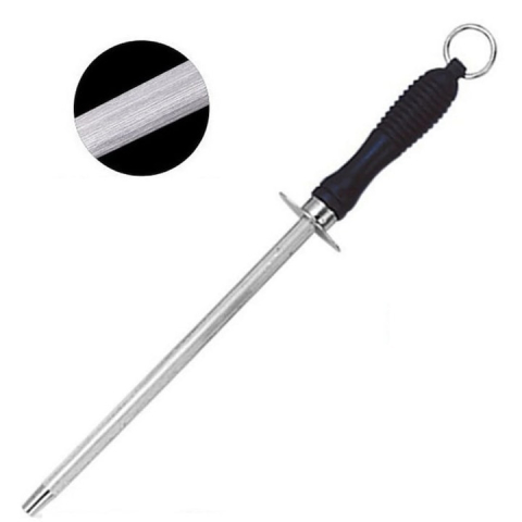 Masat, pila pentru ascutit cutite, design ergonomic, 18 cm, inox [2]