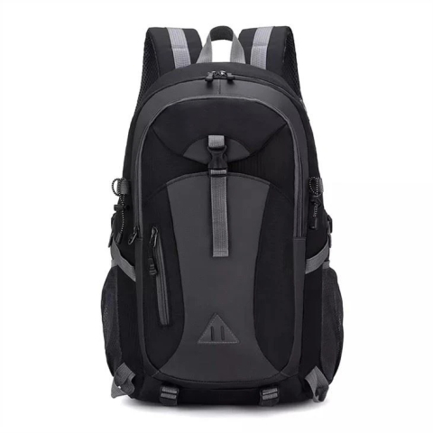 SPORT ȘI ACTIVITĂȚI - Rucsac multifunctional, outdoor, 40L, impermeabil, poliester, ergonomic, cu 3 compartimente, 50 x 31 x 23 cm, negru
