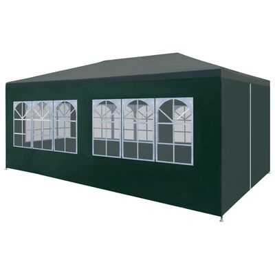 Pavilioane - Pavilion curte,gradina,evenimente 3x6 m cu 6 pereti laterali cu ferestre - Verde