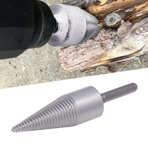 Burghiu pentru despicat lemn, diametru 42 mm, pentru bormasina cu impact [3]