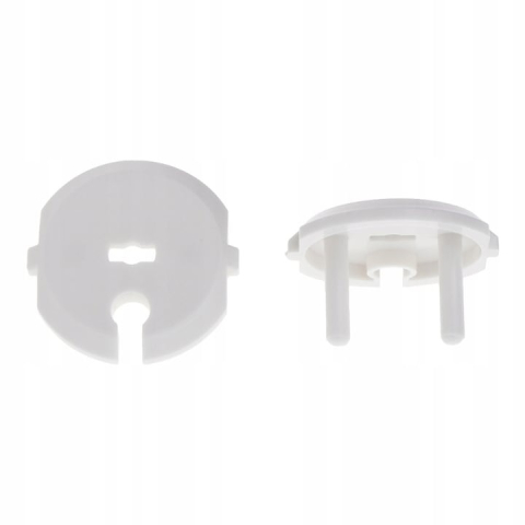 Protectii pentru prize, set 6 bucati, demontare cu cheie, pentru copii, plastic, 2.3 x 3.7 cm, alb [4]