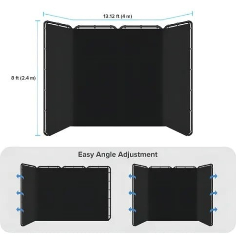 Fundal foto-video profesional Croma Key 400x230 cm – panza textila pentru filmari si fotografie, studio si productie video [2]