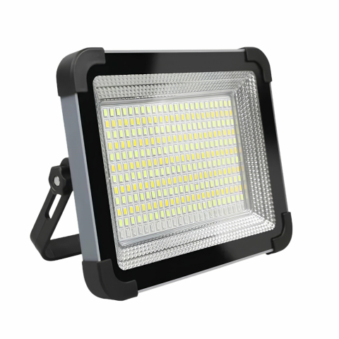 ELECTRONICE - Proiector LED, cu panou solar, 15 W, incarcare USB, USB-C, lumina calda/rece/neutra, magnetic, reglabil 180°, 21 x 17 x 5 cm
