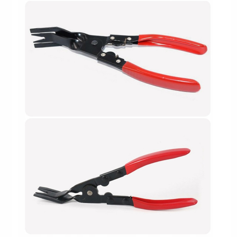 Cleste profesional pentru demontare clipsuri auto, pini si cleme tapiterie, extractor pentru ornamente si benzi decorative, otel calit, manere ergonomice [3]