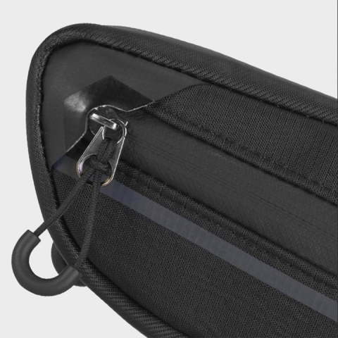 Geanta pentru bicicleta, impermeabila, 30 x 10.5 x 4.5 cm, negru [1]