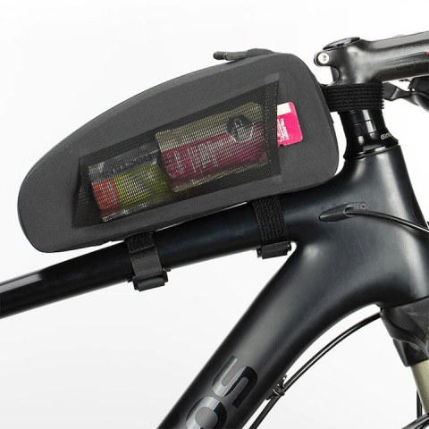 Geanta impermeabila pentru bicicleta, 23 x 6.5 x 9 cm, negru [1]
