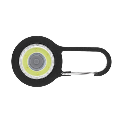 Lanterna tip breloc, LED, 3 moduri de iluminare, ABS, 8 x 4 cm, negru [1]
