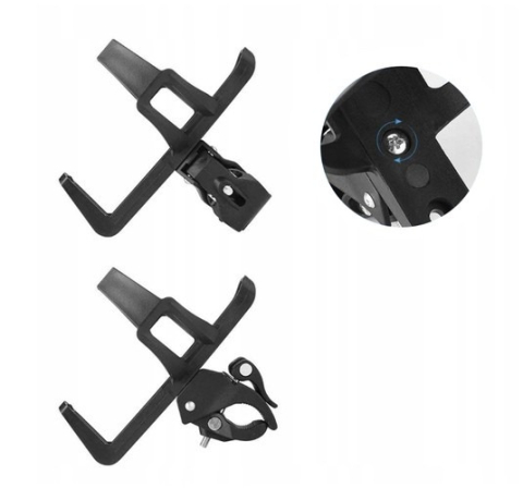 Suport sticla pentru bicicleta, plastic, universal, 14.5 x 14 cm, negru [7]