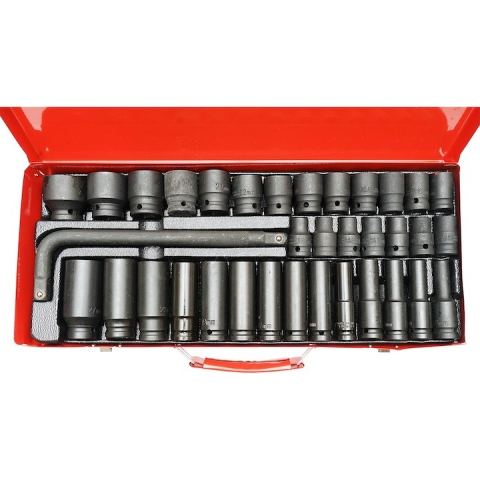 Trusa chei tubulare, 35 piese, chrome vanadium, 8-32 mm [1]