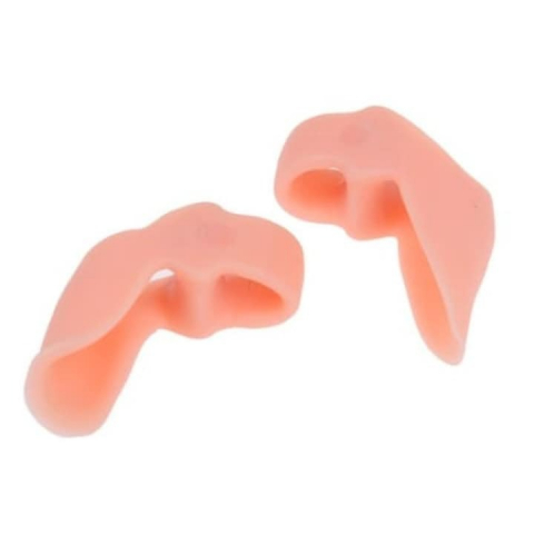 Set 4 dispozitive pentru corectie si ajustare pozitie degete, din silicon - Bej [2]