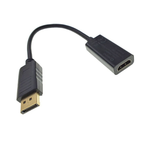 Diverse - Cablu adaptor convertor DisplayPort tata la HDMI mama, FullHD, negru