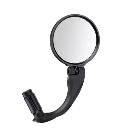Ciclism - Oglinda retrovizoare pentru bicicleta, ajustabila, rotatie 360°, diametru 6.7 cm, negru