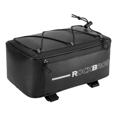 SPORT ȘI ACTIVITĂȚI - Geanta pentru bicicleta, 4l, husa impermeabila, 30 x 17 x 12 cm, negru