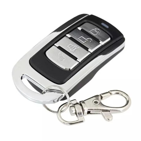 Diverse - Telecomanda universala cu auto-invatare, cod fix 433,92 MHz, 4 canale, metal/ABS, design compact, 60 x 30 x 14 mm, negru