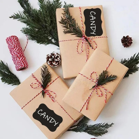 Set 192 etichete autoadezive, marker alb inclus, PVC, reutilizabil, 5.5 x 3.5 cm, universal, pentru plastic, metal, sticla, negru [3]