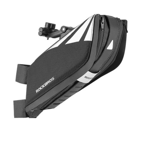 Genti bicicleta - Geanta pentru bicicleta, impermeabila, 8l, 46 x 26 x 14 cm, negru