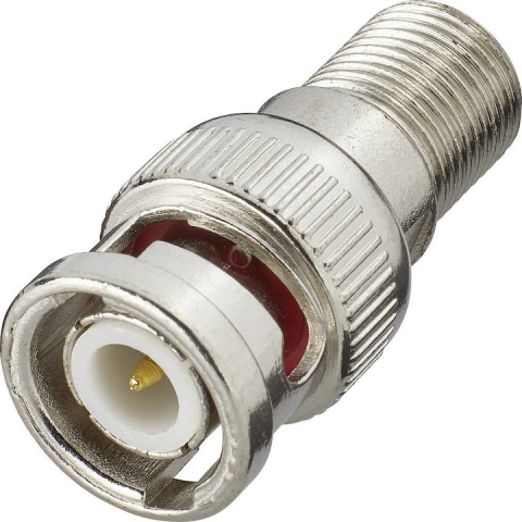 ELECTRONICE - Adaptor RCA mama - BNC tata, metalic