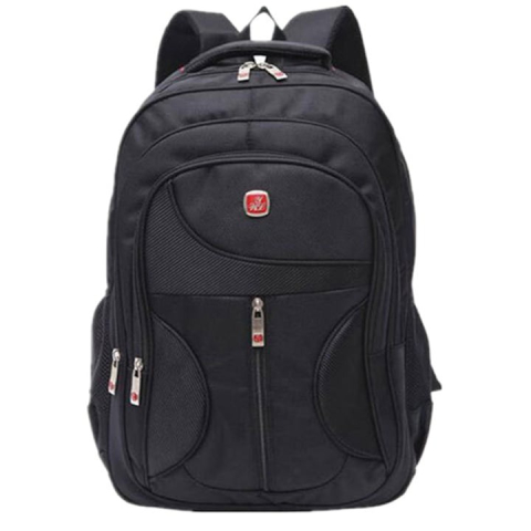 Diverse copii - Rucsac multifunctional, pentru scoala, calatorii, laptop, nailon/poliester, durabil, compartimente multiple, 31 x 15 x 45 cm, negru
