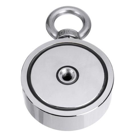 Magnet neodim si franghie, pentru pescuit, diametru 60 mm, lungime franghie 20 m [4]