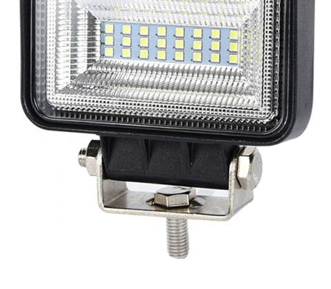 Proiector LED auto, off-road, lumina rece 6000K, 16 W, 12-24 V, aluminiu/PVC, protectie IP65, 12.5 x 10.7 x 2.2 cm, negru [9]