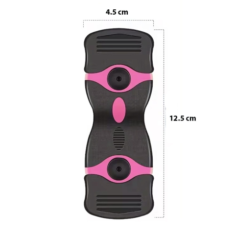 Racleta multifunctionala, 2 capete, maner ergonomic, curatare ceramica, sticla, 10 lame plastic, 10 lame metalice, negru/roz [8]