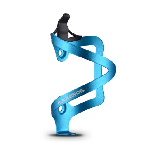 Accesorii ciclism - Suport sticla pentru bicicleta, aluminiu, 140 mm, albastru