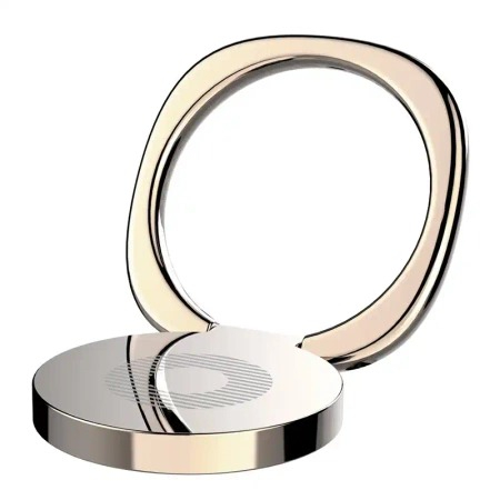 Accesorii telefon - Suport pentru telefon, tip inel, aliaj de zinc, auriu