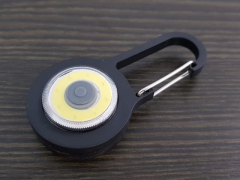 Lanterna tip breloc, LED, 3 moduri de iluminare, ABS, 8 x 4 cm, negru [6]