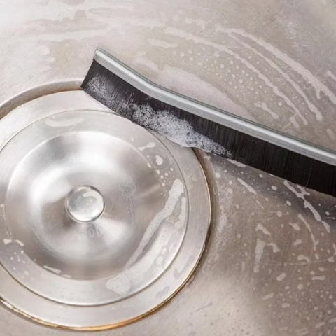 Perie pentru curatare spatii inguste, greu accesibile, maner ergonomic, diverse suprafete, plastic, 23 x 2 cm, negru [6]