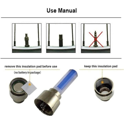 Set 2 lumini decorative valva LED pentru biciclete si autoturisme, lumina dinamica colorata, vizibilitate crescuta, montaj rapid [9]