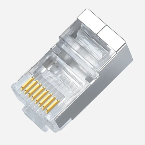 Mufa RJ45 UTP/FTP, pass through, ecranata, cat6E, plastic/metal [5]