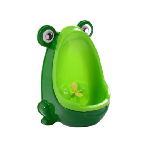 Olita tip pisoar, pentru copii, montare pe perete prin ventuze, plastic PP, model broasca, usor de curatat, 20.5 x 27.5 cm, verde [7]