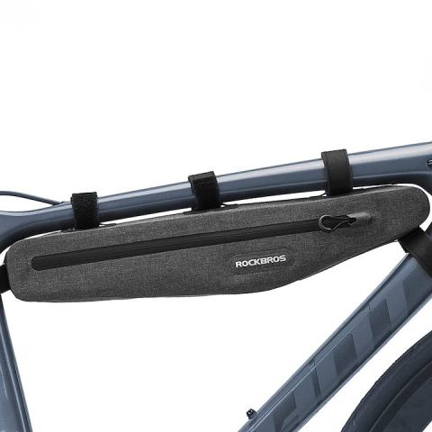 Genti bicicleta - Geanta impermeabila pentru bicicleta, 1.5l, 55 x 430 x 90 mm, negru