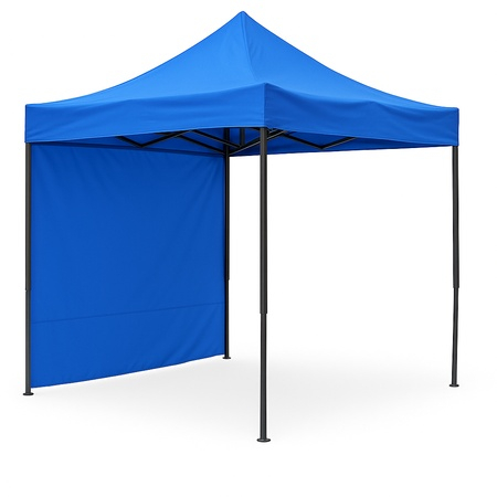 Perete lateral pentru cort, pavilion pliabil, poliester, lungime 3 m, impermeabil, albastru [4]