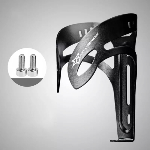 Suport sticla pentru bicicleta, aluminiu, 120 mm, negru [2]