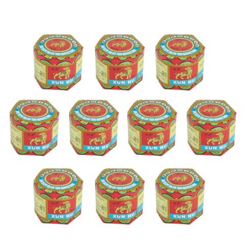 Alifii si tratamente - Set 10 x alifie camfor, puterea tigrului, chinezeasca, efect de incalzire si calmare a durerii, 18.4 g