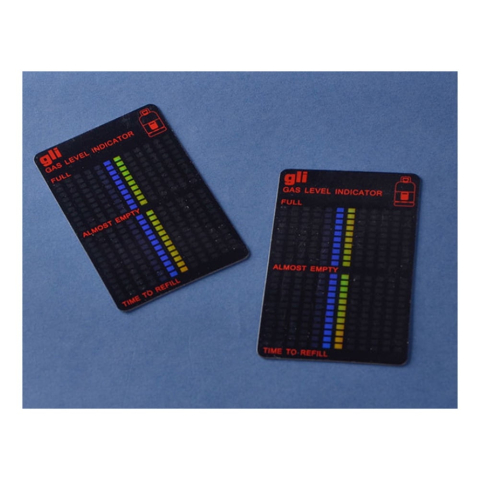 Indicator nivel gaz pentru butelie, magnetic, reutilizabil, 10 x 6.2 cm, negru [6]