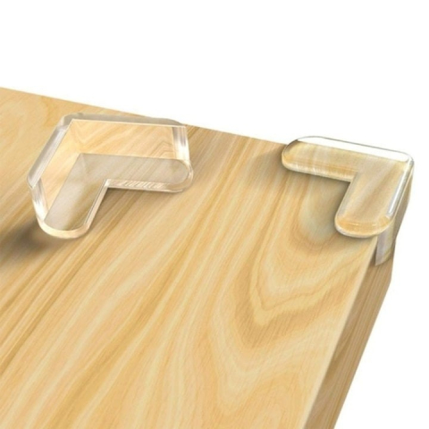 Protectie pentru colturi mobila, silicon, transparent, pentru siguranta copiilor [1]