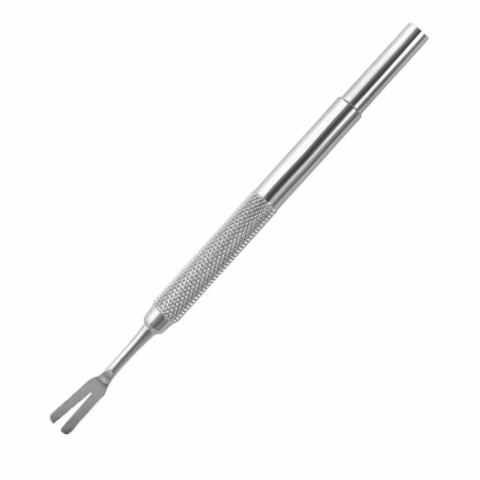 Unealta pentru indepartarea sigura a capuselor, metal, 12 cm, ideala pentru oameni si animale, argintiu [8]