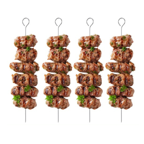 Set 9 ustensile pentru gratar, otel inoxidabil/silicon, husa depozitare inclusa, 38.5 x 11.5 x 5 cm, negru/argintiu [2]
