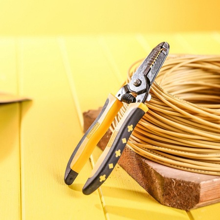 Cleste universal pentru dezizolare fire, cabluri electrice, 0.6-2.6 mm, galben [1]