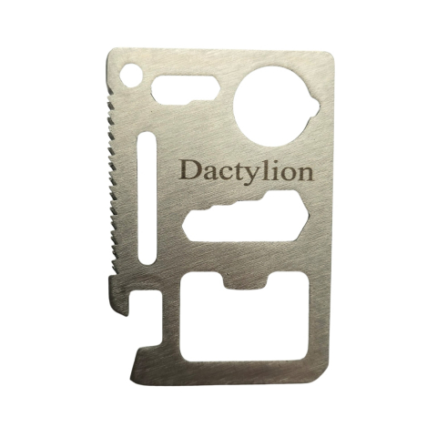 Set apa de toaleta Eclat Homme si card multifunctional Dactylion, de supravietuire, otel inoxidabil [9]