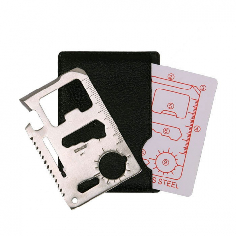 Set apa de toaleta Eclat Homme si card multifunctional Dactylion, de supravietuire, otel inoxidabil [8]