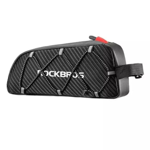 Genti bicicleta - Geanta pentru bicicleta, 22 x 10 x 5.5 cm, 1l, impermeabila, negru