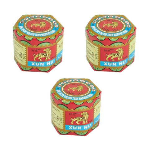 Alifii si tratamente - Set 3 x alifie camfor, puterea tigrului, chinezeasca, efect de incalzire si calmare a durerii, 18.4 g