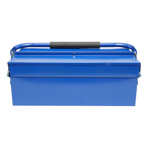 Trusa scule, 64 piese, cutie metalica, 48 x 24 x 21 cm, albastru [1]