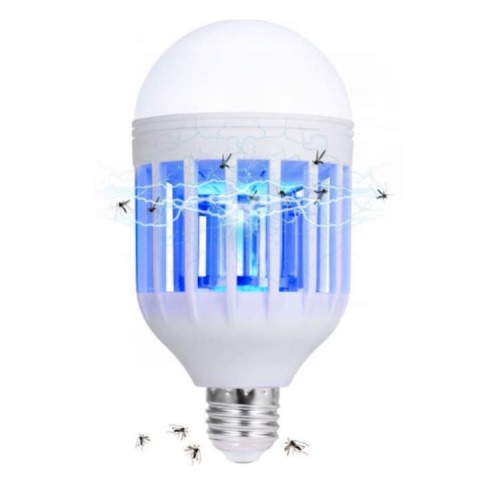 Bec cu lampa UV, 2in1, anti-insecte, 15 W, alb rece [3]