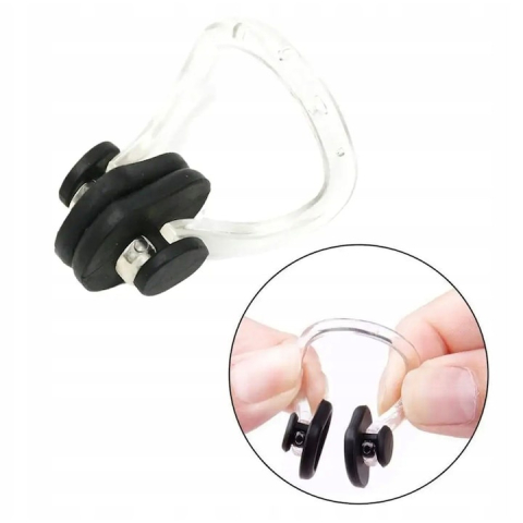 Set 14 clipsuri de nas pentru inot, silicon si plastic, 10 culori diferite, reutilizabile, confortabile, 4 cm [8]