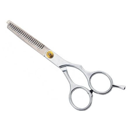 Ustensile îngrijire păr - Foarfeca pentru filat, otel inoxidabil, lungime 15 cm, argintiu